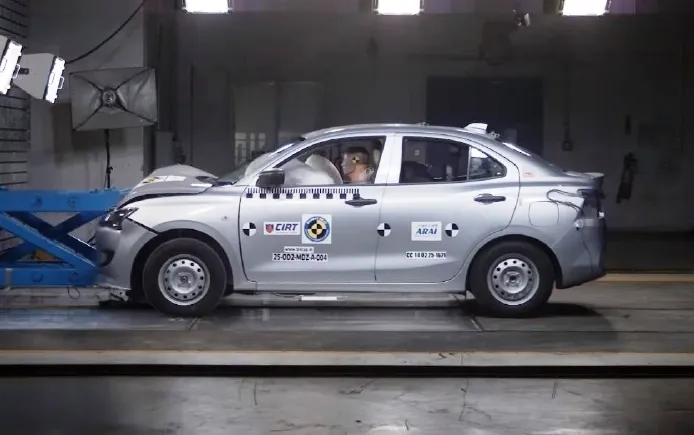 2025MarutiDzireandbaleno safetyratings
