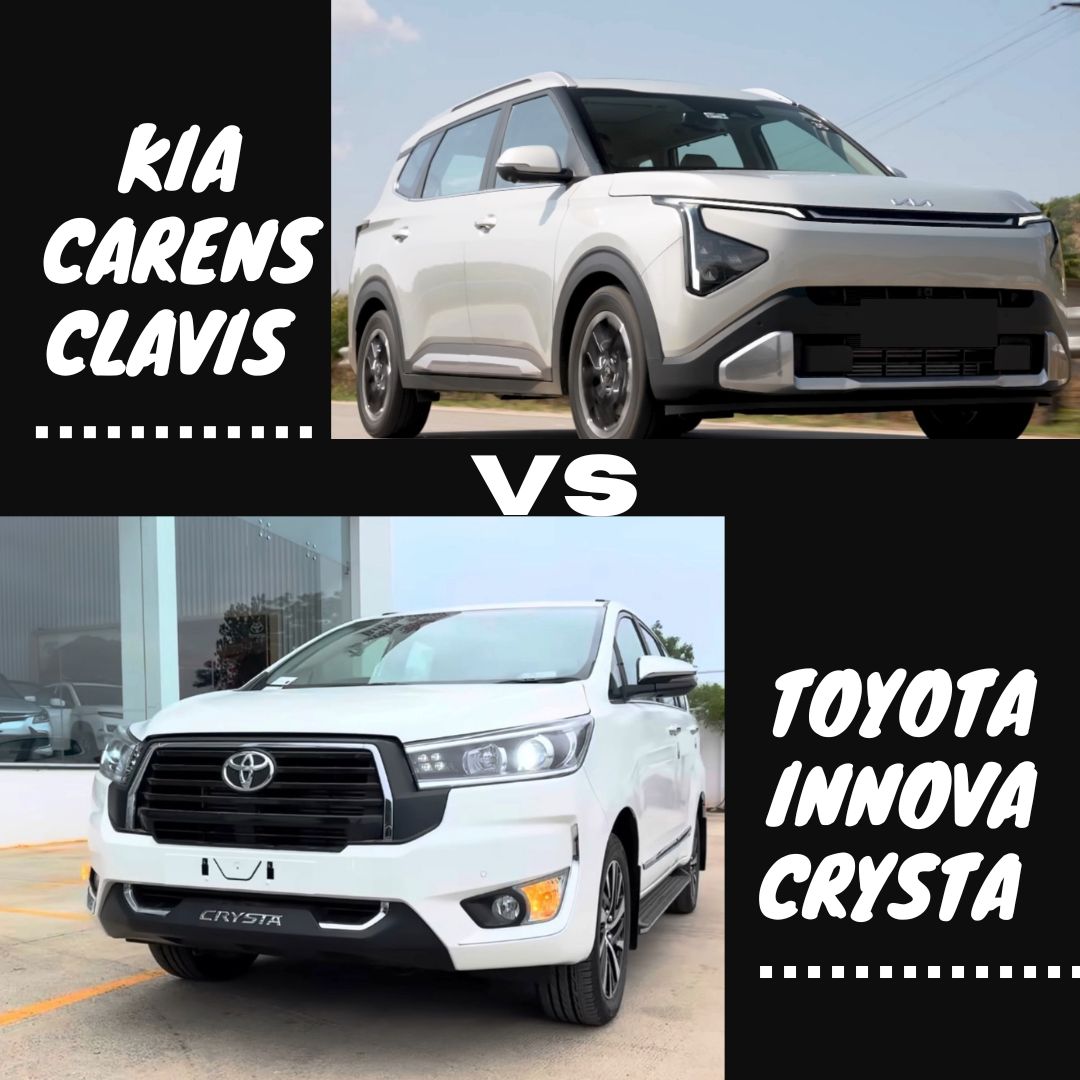 Kia Carens Clavisvs Toyota Innova Crysta