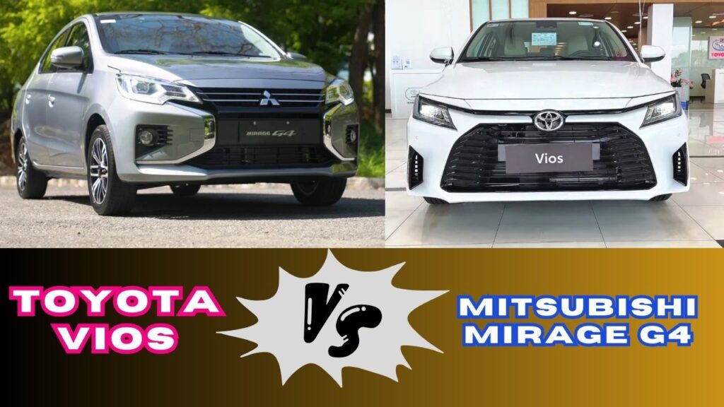 Toyota Vios vs Mitsubishi Mirage G4